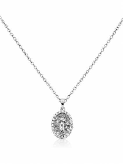 Collana Ultima Edizione Donna rosario in Argento CAO4483-B - CAO4483-B
